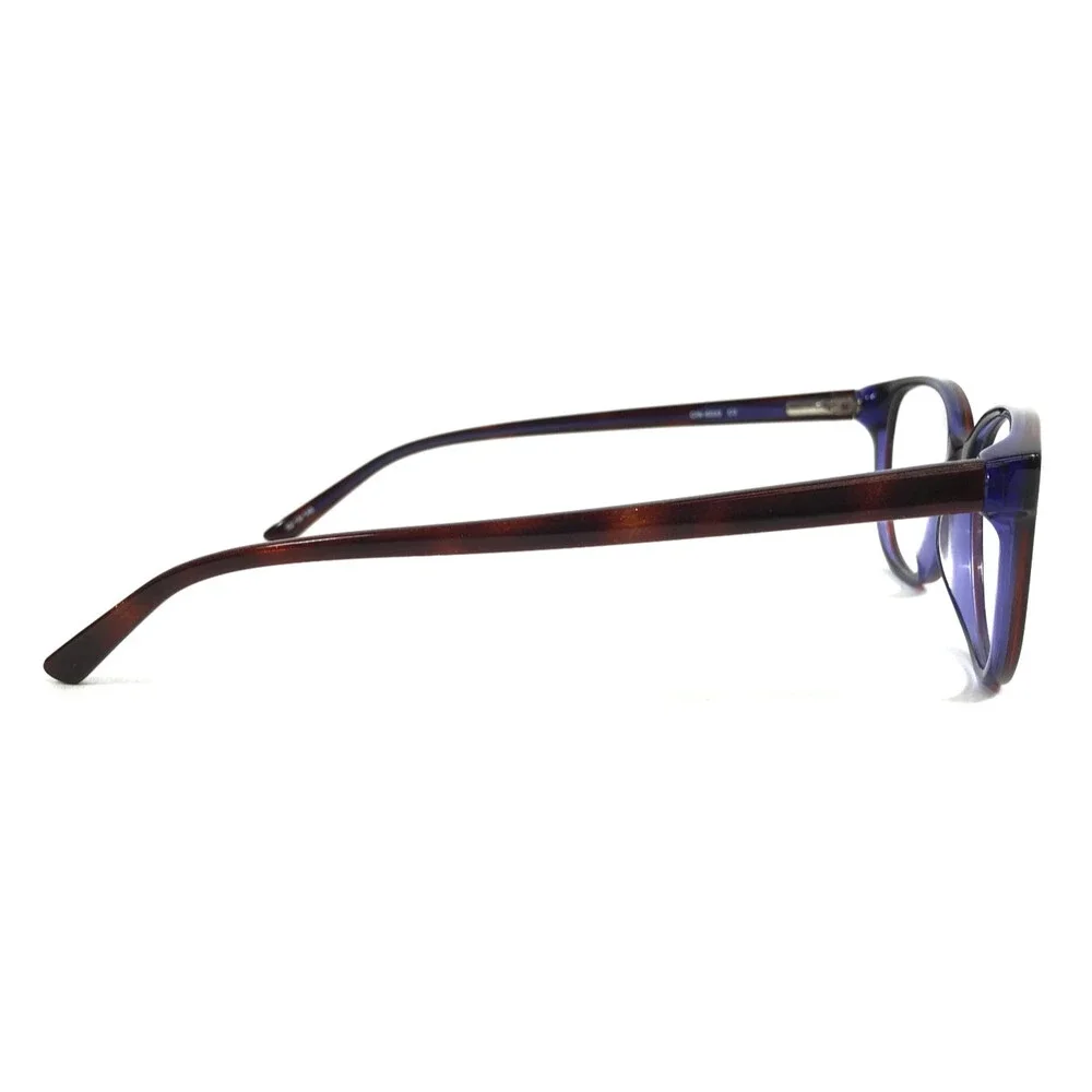 Cinzia Eyeglasses Frames CIN-5033 C3 Red Brown Havana on Purple 52-16-140